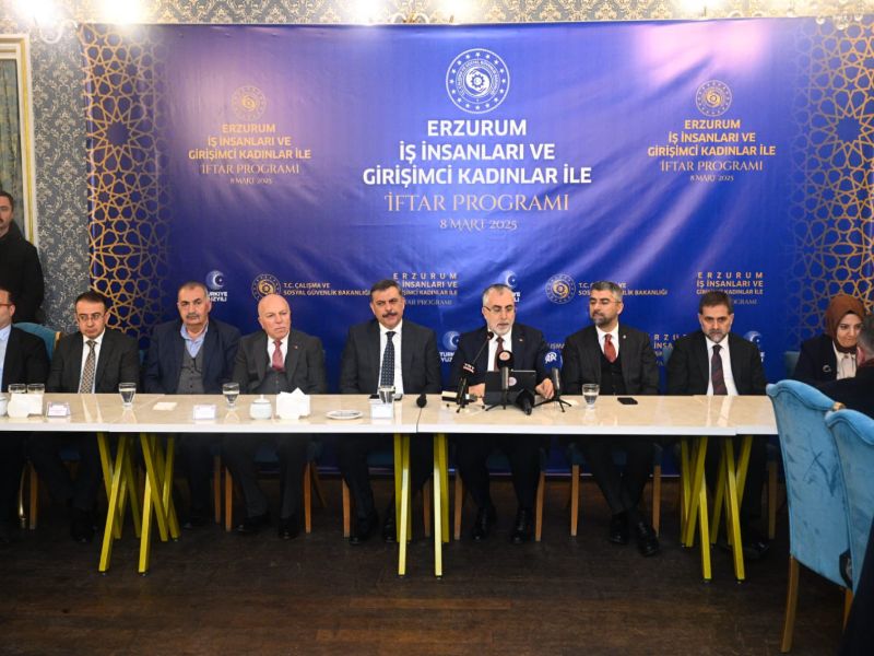 Erzurum’da İş İnsanları ve Girişimci Kadınlarla İftar Programı Düzenlendi