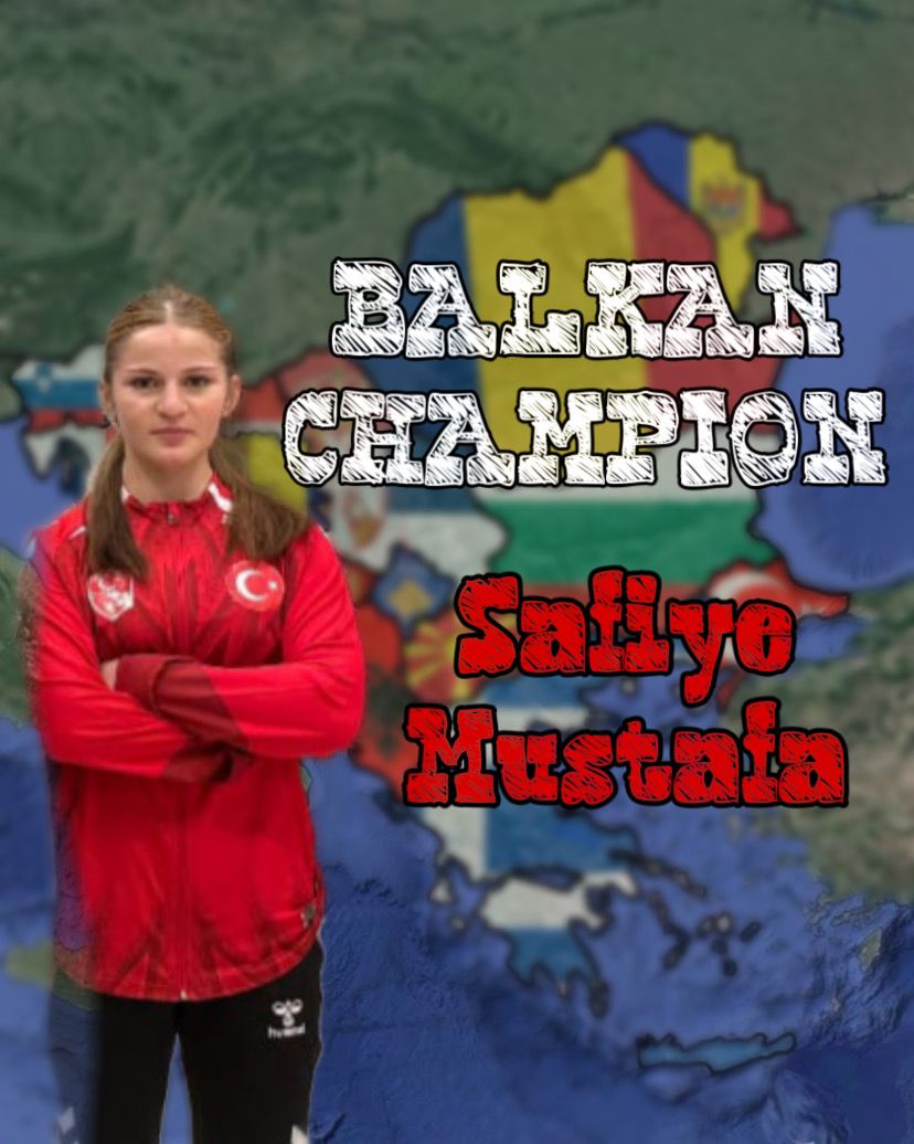 Erzincanlı Millî Güreşçimiz Safiye Mustafa’dan Balkan Şampiyonluğu!