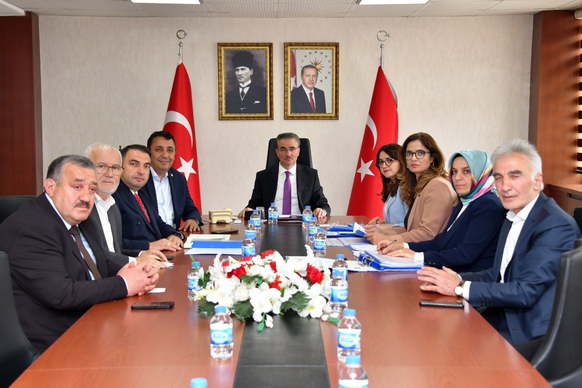 Valimiz Aydın Baruş Başkanlığında Konaklama Tesisleri Denetim Toplantısı Yapıldı