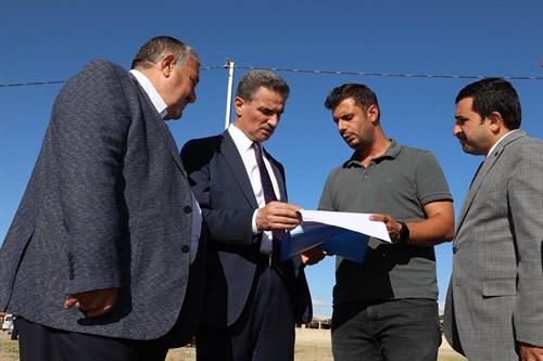 Valimiz Aydın Baruş Kelkit’te Devam Eden Yatırımları Yerinde İnceledi