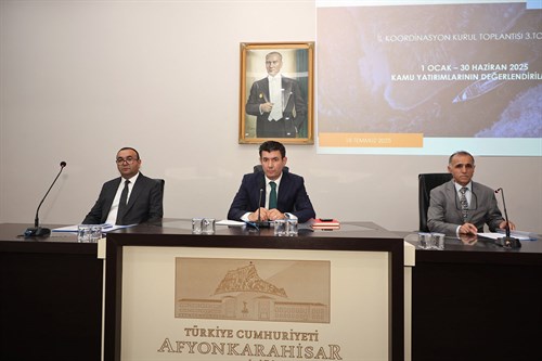 3. İl Koordinasyon Kurulu Toplantısı Yapıldı