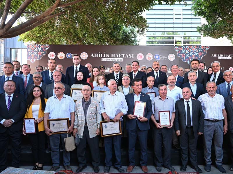 Antalya'da 38'inci Ahilik Haftası Kutlandı 
