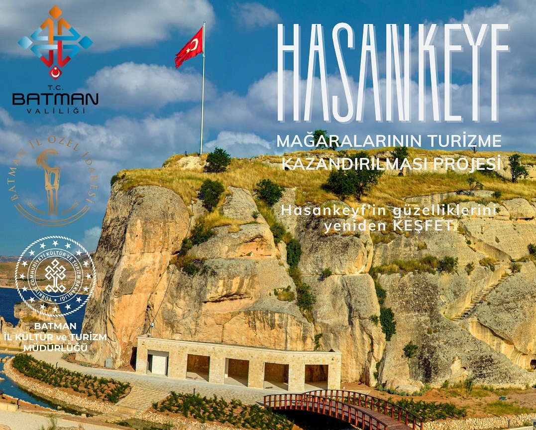 Hasankeyf İlçemizdeki Mağaralar Turizme Kazandırılıyor