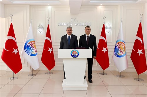 VALİMİZ SAYIN ATİLLA TOROS’U, OSMANİYE VALİSİ SAYIN DR. ERDİNÇ YILMAZ ZİYARET ETTİ