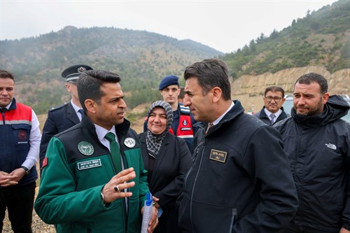 VALİ ŞEFİK AYGÖL, SAMRI BARAJI’NDA İNCELEMELERDE BULUNDU