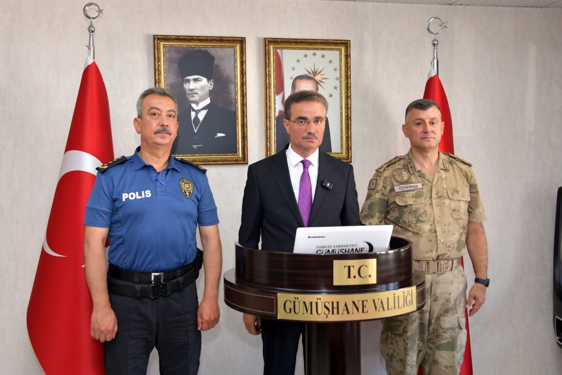 Valimiz Aydın Baruş Temmuz Ayı Asayiş ve Güvenlik Verilerini Açıkladı