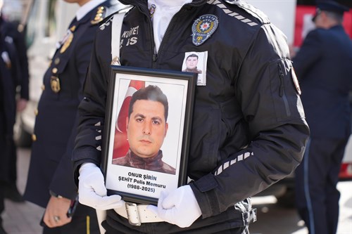 Şehidimiz Polis Memuru Onur ŞİRİN Son Yolculuğuna Uğurlandı