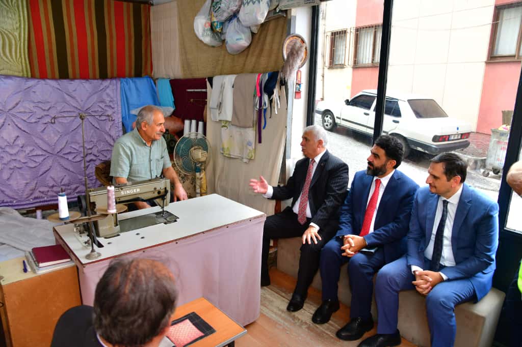 Vali  Yıldırım'dan  Esnafı Ziyareti