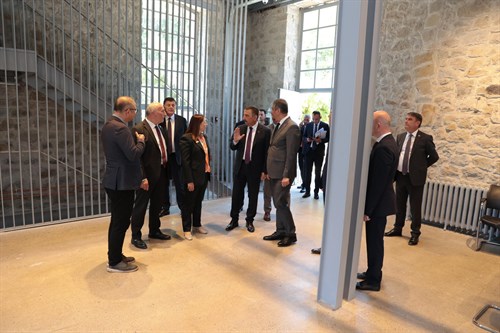BAKKA Yönetimi, Üzülmez Kültür Vadisi ve Jeopark Hizmet Binasını Ziyaret Etti