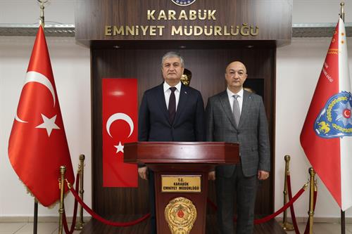 Valimiz Sayın Mustafa Yavuz’dan İl Emniyet Müdürü Ahmet Canver’e İade-i Ziyaret.