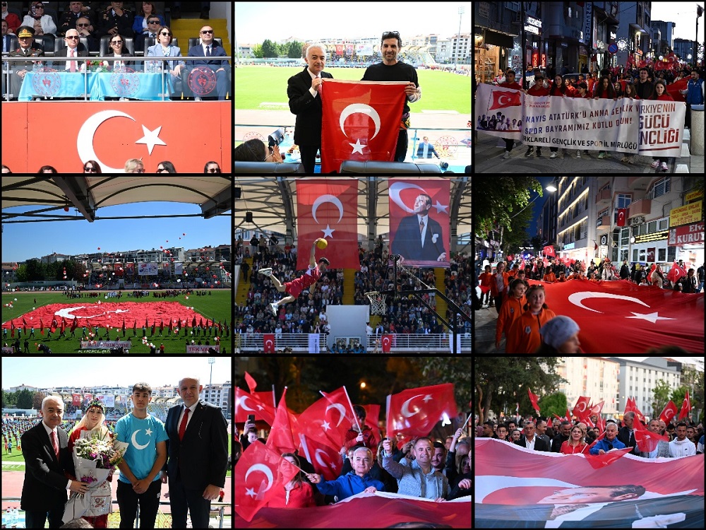 Kırklareli’nde 19 Mayıs Atatürk’ü Anma Gençlik ve Spor Bayramı’nın 106. Yıl dönümü büyük bir coşku ile kutlandı…