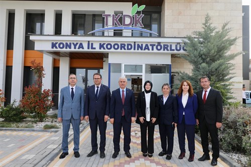 Valimiz İbrahim Akın TKDK Konya İl Koordinatörlüğünü Ziyaret Etti