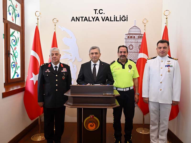 Vali Şahin’den “Antalya’nın Huzuru” Ağustos Ayı Değerlendirmesi