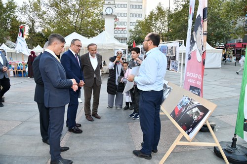 Vali Soytürk Ekim Ayı Gazze Ayı Etkinliğini Ziyaret Etti