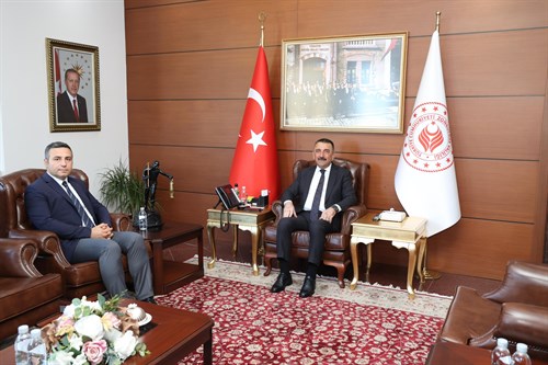 Vergi Mahkemesi Başkanı Mehmet Fatih Demirsoy, Vali Osman Hacıbektaşoğlu’nu Ziyaret Etti