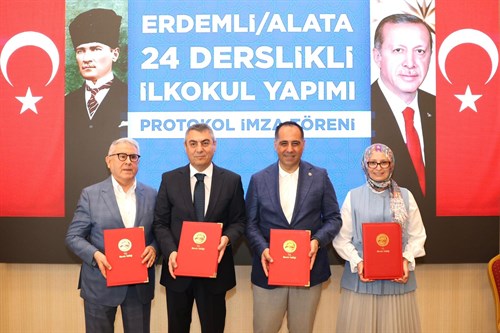 GELECEĞE ATILAN İMZA: ERDEMLİ’YE 24 DERSLİKLİ İLKOKUL