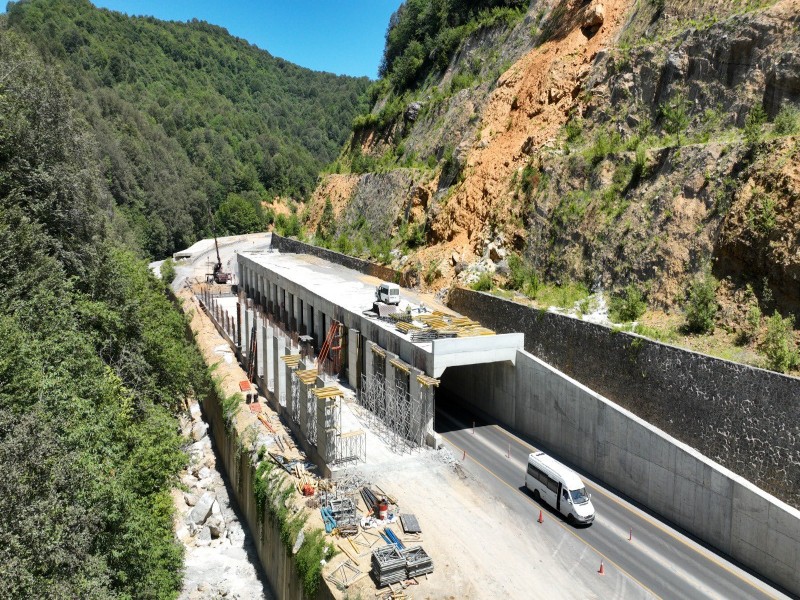 Zonguldak–Ankara Kara Yolu Üzerinde Çalışmalar Devam Ediyor