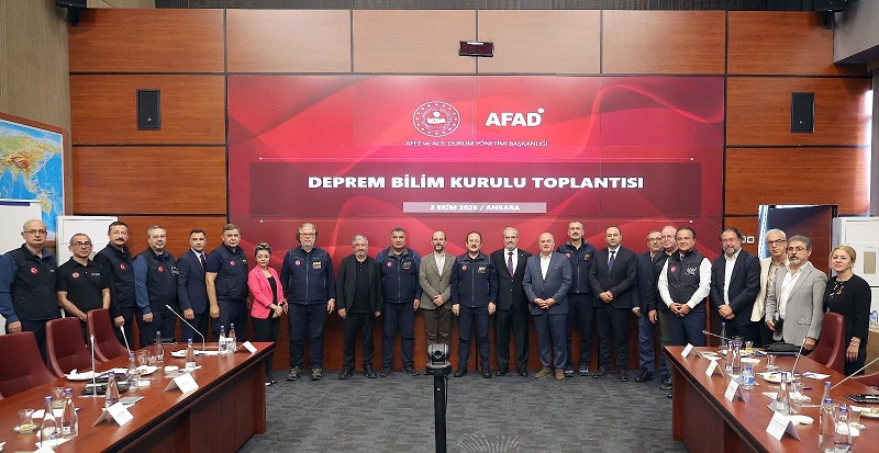 Deprem Bilim Kurulu Toplantısı Başkanlığımızda Yapıldı