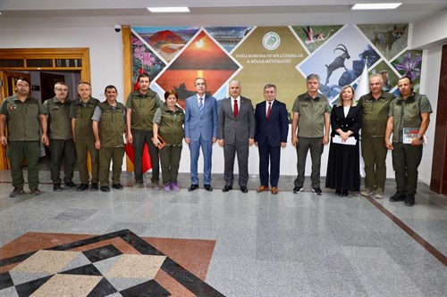 Valimiz İbrahim Akın, Doğa Koruma ve Milli Parklar 8. Bölge Müdürlüğünü Ziyaret Etti
