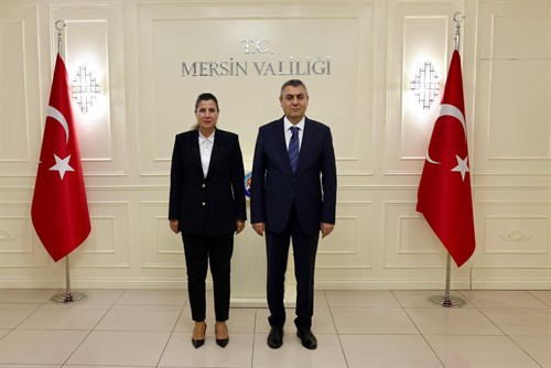 VALİMİZ SAYIN ATİLLA TOROS, AİLE VE SOSYAL HİZMETLER BAKANLIĞI KADININ STATÜSÜ GENEL MÜDÜRÜ SÜREYYA ERKAN VE BERABERİNDEKİ HEYET İLE GÖRÜŞTÜ
