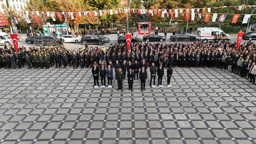 10 KASIM ATATÜRK’Ü ANMA TÖRENİ GERÇEKLEŞTİRİLDİ