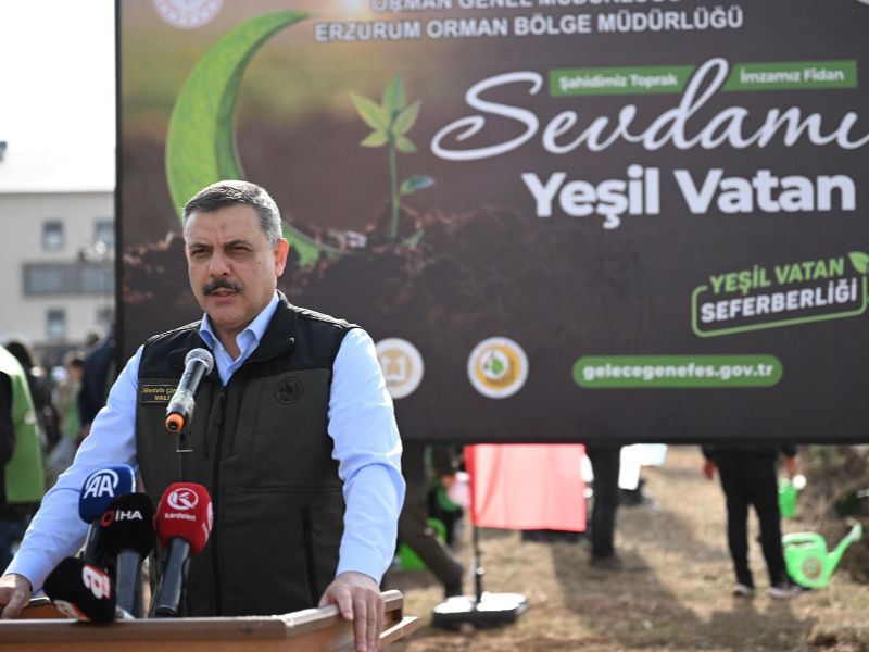 11 Kasım Milli Ağaçlandırma Günü’nde 3 Bin Fidan Toprakla Buluştu