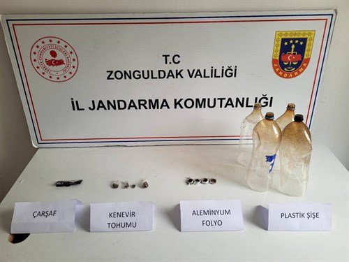 İl Jandarma Komutanlığınca Uyuşturucu ile Mücadele Kapsamında Operasyon Gerçekleştirildi