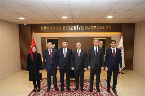 Sanayi ve Teknoloji Bakanı Mehmet Fatih Kacır, Karabük Belediyesini Ziyaret Etti.