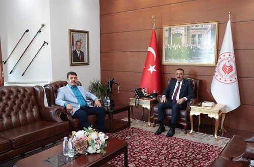 Zonguldak Milletvekili Muammer Avcı Vali Osman Hacıbektaşoğlu’nu Makamında Ziyaret Etti