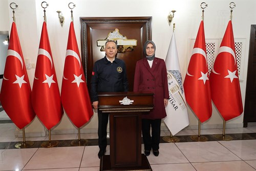 İçişleri Bakanı Ali Yerlikaya Vali Yiğitbaşı’nı Ziyaret Etti