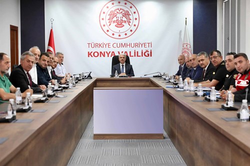 İl Spor Güvenlik Kurulu Toplantısı, Valimiz İbrahim Akın Başkanlığında Gerçekleştirildi