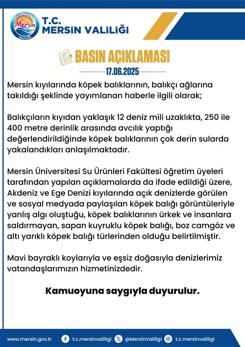 BASIN AÇIKLAMASI (16.06.2025)
