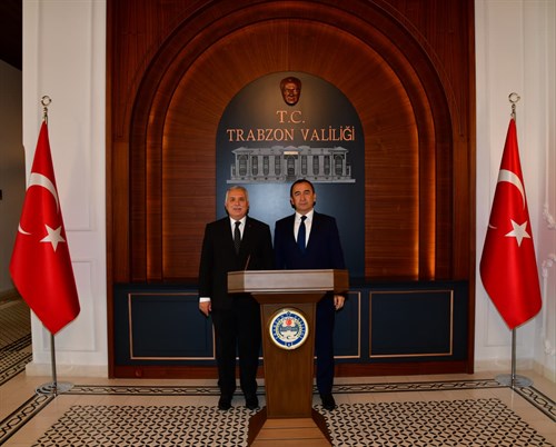 Vali Yıldırım, Özbekistan Cumhuriyeti Ankara Büyükelçisi Khaydarov İle Bir Araya Geldi