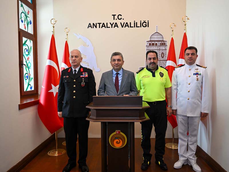 Vali Şahin’den “Antalya’nın Huzuru” Nisan Ayı Değerlendirmesi 