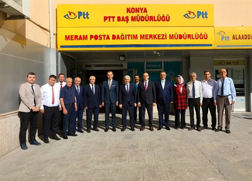 Valimiz İbrahim Akın, Konya PTT Başmüdürlüğünü Ziyaret Etti