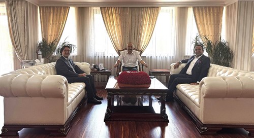 Valimiz Tarım Kredi Kooperatifleri Heyetini Kabul Etti