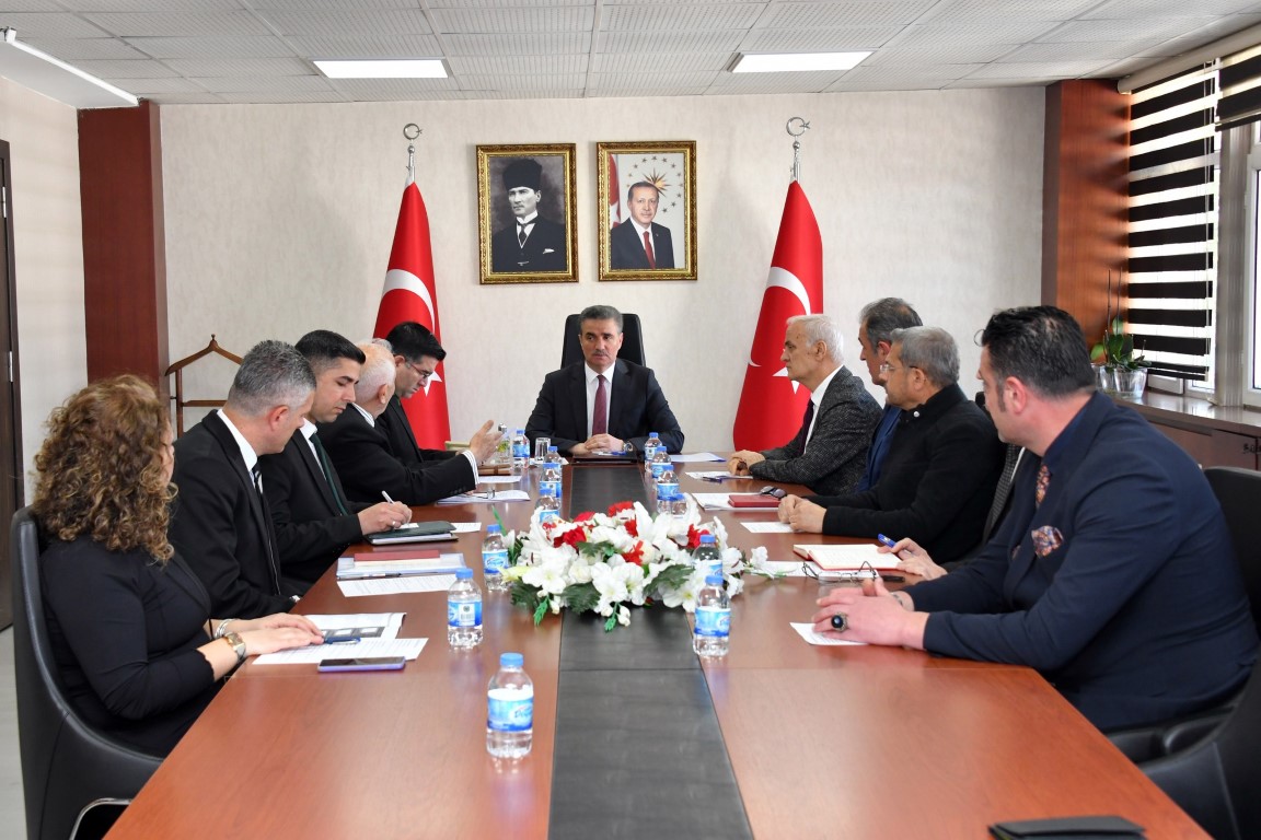 Valimiz Aydın Baruş Başkanlığında Toprak Koruma Kurulu toplantısı yapıldı