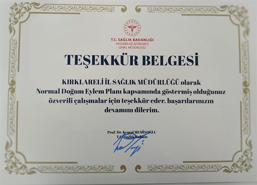 Normal Doğumda Büyük Başarı!