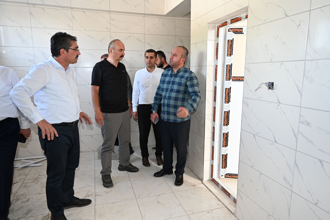 Valimiz Termal Otelde İncelemelerde Bulundu