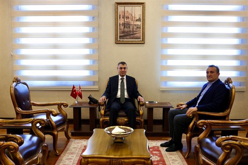 VALİMİZ SAYIN ATİLLA TOROS, YARGITAY ÜYESİ MUSTAFA ERCAN İLE GÖRÜŞTÜ