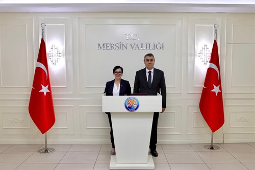 VALİMİZ SAYIN ATİLLA TOROS, AVUSTURYA TÜRKİYE BÜYÜKELÇİSİ GABRİELE JUEN VE BERABERİNDEKİ HEYET İLE GÖRÜŞTÜ