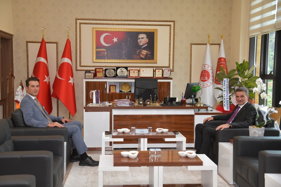 Valimiz Aydın Baruş Cumhuriyet Başsavcısı Gürgah’ı Makamında Ziyaret Etti