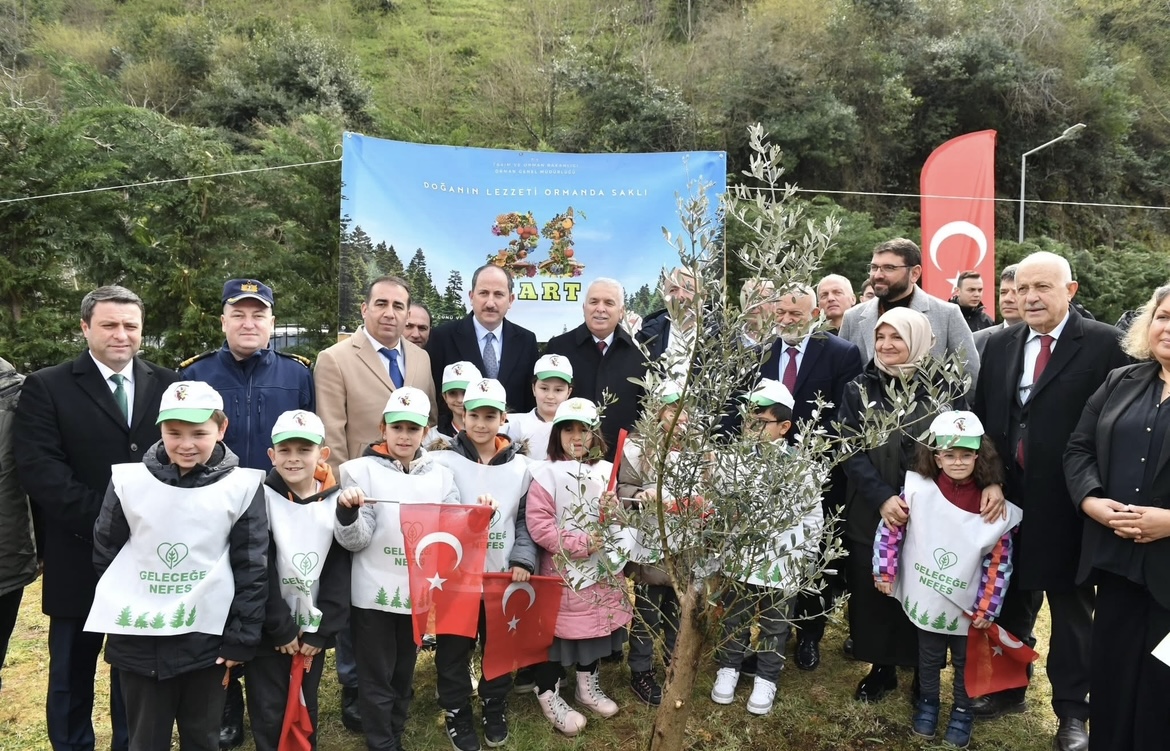 Trabzon’da 21 Mart Dünya Ormancılık Günü Kutlandı: 250 Fidan Toprakla Buluştu