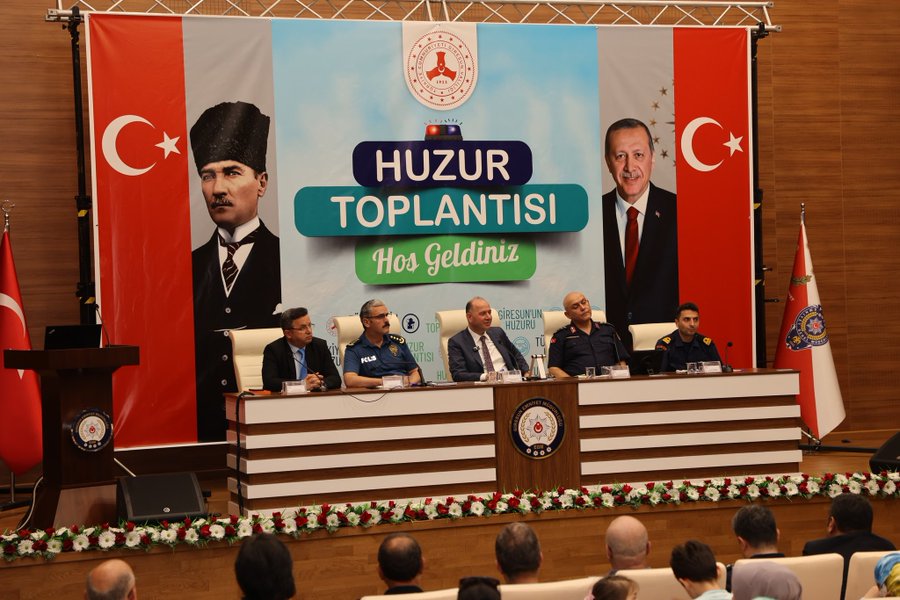 Giresun’da Huzur Toplantısı Gerçekleştirildi